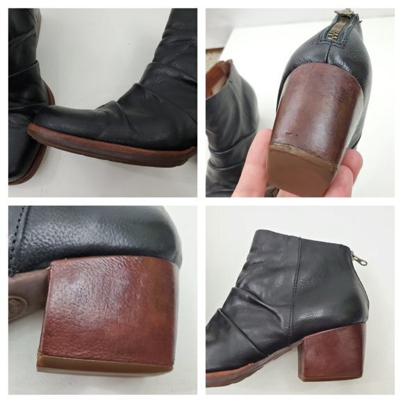 Korkease Booties 7 M Kissel Boot Leather Black Bro - Picture 7 of 8